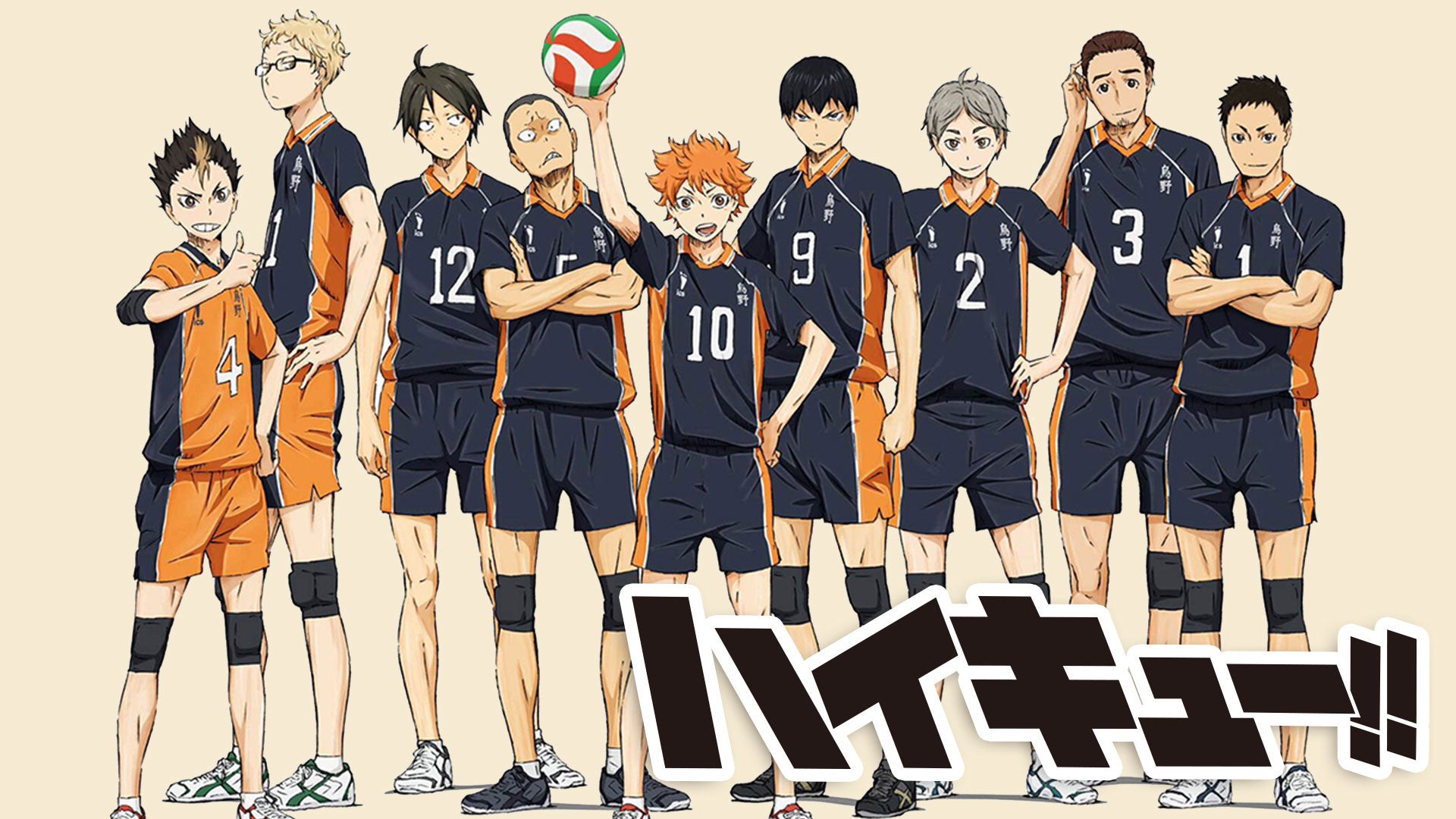 ハイキュー!! 第1期の公式ビジュアル